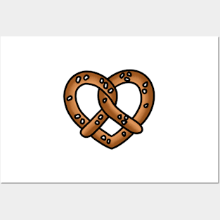 Pretzel Heart Posters and Art